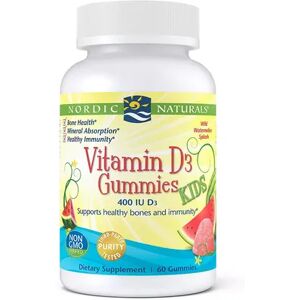 Nordic Naturals Nordic Vitamin D3 Gummies for Kids - 60 Count, Multicolor, 60 CT