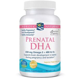 Nordic Naturals Women's Prenatal DHA Supplement - 90 Count, Multicolor, 90 CT