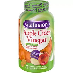 Vitafusion Apple Cider Vinegar Gummy Vitamins, Multicolor, 60 CT