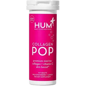 HUM Nutrition Collagen POP + Vitamin C Dissolvable Tablets, Multicolor