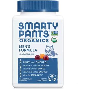 SmartyPants Vitamins Organic Men's Formula Gummy Vitamin, Multicolor, 90 CT