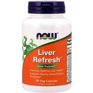 NOW Foods Liver Refresh - 90 Veg Capsules, Multicolor, 90 CT