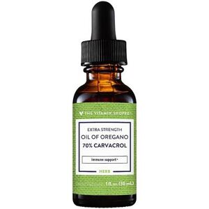 The Vitamin Shoppe Oil of Oregano - 21 MG, 70% Carvacrol, 1 fl oz, Multicolor