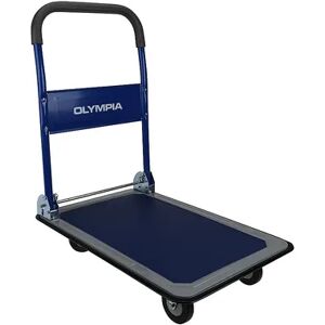 Olympia Tools 87-993 350 Pound Capacity Heavy Duty Platform Utility Rolling Cart, Blue