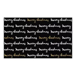Mohawk Home Prismatic Merry Wishes Rug, Black, 2X3 Ft