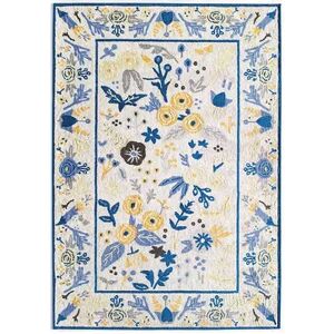 Rugs America Gardenia Rug, Yellow, 5X7 Ft