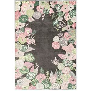 Rugs America Blossom Rug, Pink, 2X4 Ft