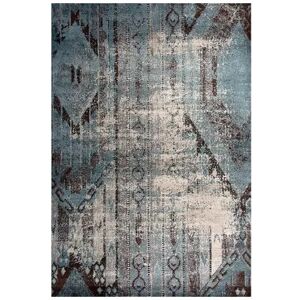 Art Carpet Adenning Graphic Pattern Rug, Blue, 5X8 Ft