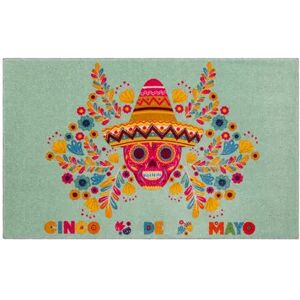 Mohawk Home Prismatic Cinco De Mayo Skull Rug, Multicolor, 2.5X4 Ft