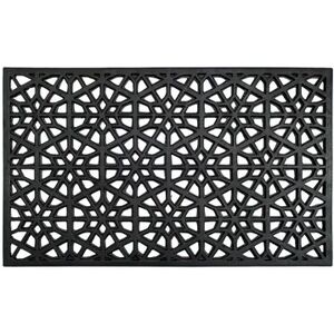 RugSmith Moulded Honeycomb Doormat, Beig/Green, 18X30