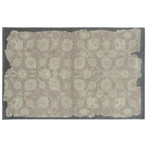 Pantone UNIVERSE Color Influence Eroded Ornate Floral Rug, Grey, 5X8 Ft