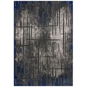 Art Carpet Twister Abstract Rug, Grey, 8X10 Ft