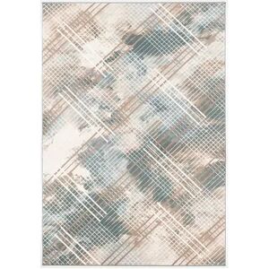 Art Carpet Harmotia Abstract Striped Rug, Blue, 8X10 Ft