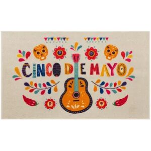 Mohawk Home Prismatic Cinco De Mayo Guitar Rug, Multicolor, 2X3 Ft