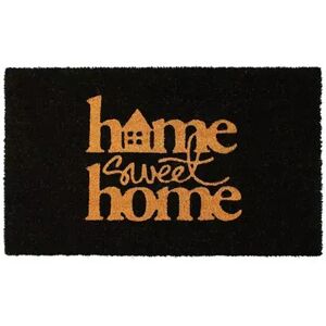 RugSmith Machine Tufted Home Sweet Home House Coir Doormat, Natural, 18X30