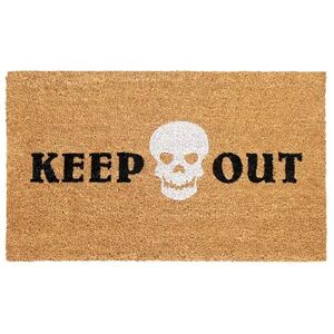 RugSmith Keep Out Doormat - 18'' x 30'', Beig/Green, 18X30