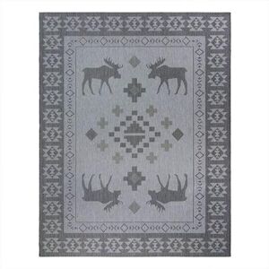 Gertmenian Paseo Yoder Rug, Grey, 5X7 Ft