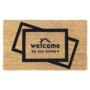 RugSmith Welcome to Our Home with Love Doormat - 18'' x 30'', Multicolor, 18X30