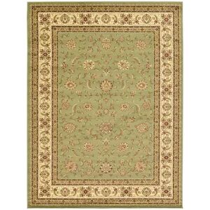 Unique Loom St. Louis Voyage Rug, Green, 6FT Sq