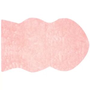 Safavieh Denali Faux Sheep Skin Rug, Pink, 4X6 Ft