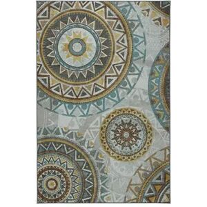 Mohawk Home Prismatic Danyon Rug, Blue, 5X8 Ft