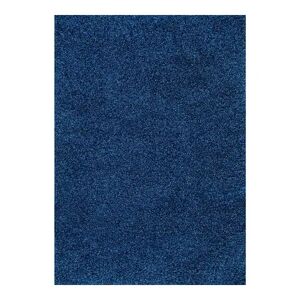 nuLOOM Marleen Solid Shag Rug, Blue, 3X8 Ft