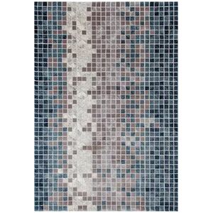 Art Carpet Trittanne Mosaic Rug, Blue, 5X8 Ft