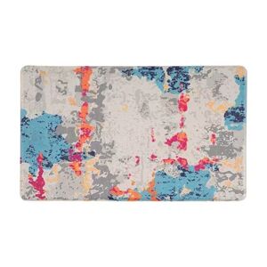 World Rug Gallery Transitional Abstract Anti-Fatigue Mat, Multicolor, 18X47