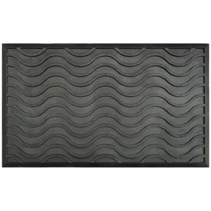 RugSmith Moulded Waves Texture Doormat, Beig/Green, 18X30