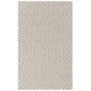 Jill Zarin Costa Rica Indoor Outdoor Rug, Grey, 5X8 Ft