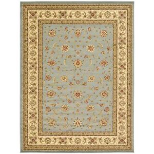 Unique Loom St. Louis Voyage Rug, Blue, 4Ft Sq