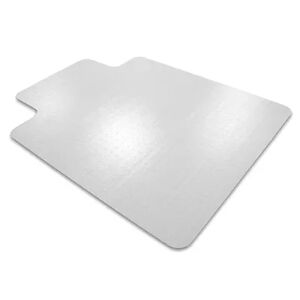 CLEARTEX Floortex Ultimate Polycarbonate Lipped Chair Mat for Hard Floors, Multicolor, 4X4.5 Ft