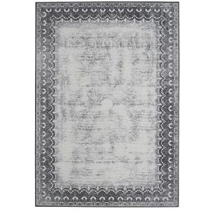 My Magic Carpet Darlon Machine Washable Rug, Grey, 3X5 Ft