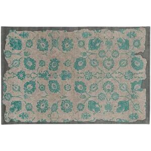 Pantone UNIVERSE Color Influence Eroded Ornate Floral Rug, Grey, 5X8 Ft