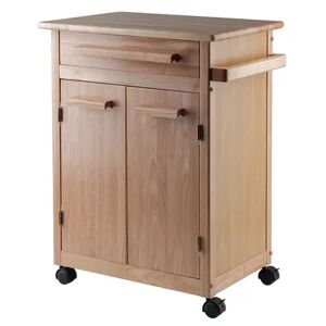 Winsome Storage Kitchen Cart, Beig/Green, Furniture