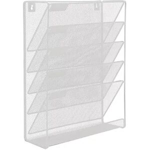 Mind Reader Hanging Wall File Organizer, White