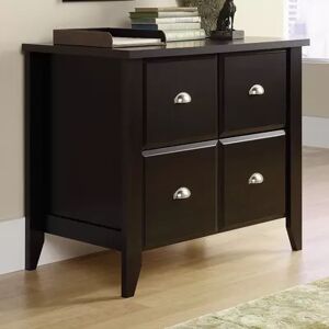 Sauder Shoal Creek Lateral File Cabinet, Brown, Furniture