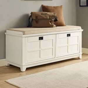 Crosley Furniture Adler Storage Bench, White