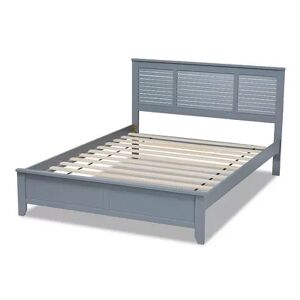 Baxton Studio Adela Bed, Grey, Twin