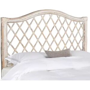 Safavieh Gabrielle Wicker Headboard, Grey, Queen