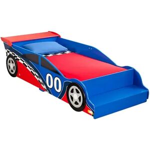 KidKraft Toddler Racecar Bed, Multicolor