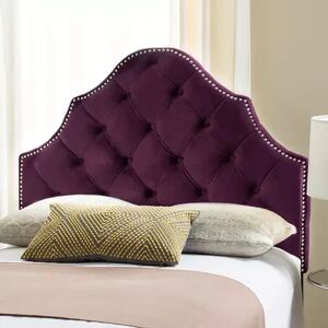 Safavieh Arebelle Tufted Velvet Headboard, Purple, Twin