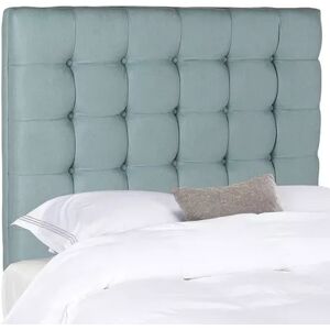 Safavieh Lamar Taupe Tufted Headboard, Blue, Queen