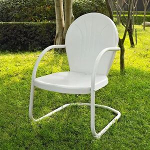Crosley Furniture Griffith Metal Chair, White