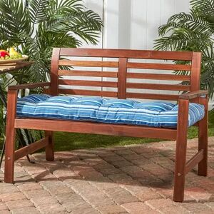 Greendale Home Fashions 51-in. Outdoor Bench Cushion, Blue