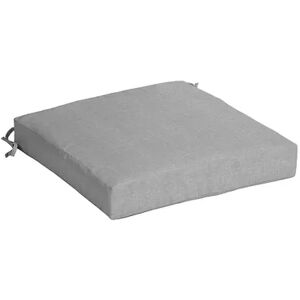 Arden Selections Atlantis Woven Outdoor Seat Cushion, Grey, 21X21