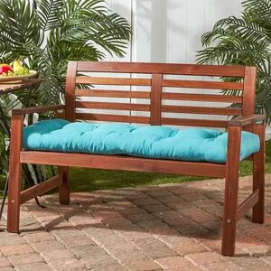 Greendale Home Fashions 51-in. Outdoor Bench Cushion, Blue