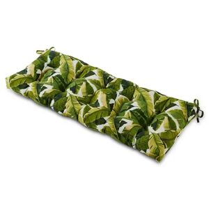Greendale Home Fashions 51-in. Outdoor Bench Cushion, Med Green, 52X18