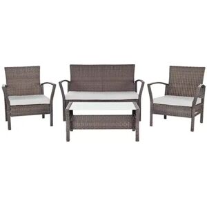 Safavieh Avaron 4-piece Outdoor Furniture Set, Multicolor