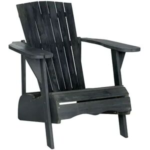 Safavieh Vista Indoor / Outdoor Adirondack Chair, Dark Grey